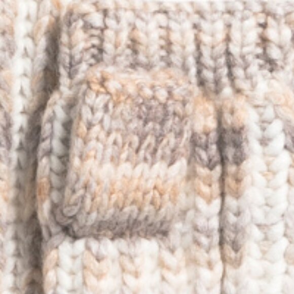 NEW UGG Chunky Space Dye Fingerless Gloves in nimbus unisex 1125 4t2 - Picture 2 of 3